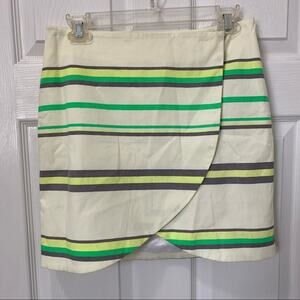 & Other Stories striped wrap skirt